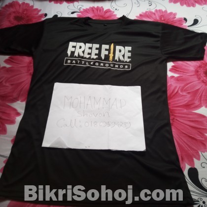 Free fire t shirt